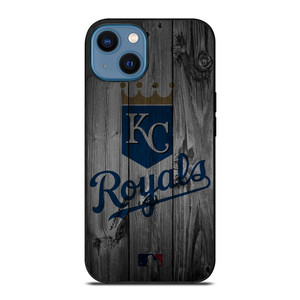 KANSAS CITY ROYALS BASEBALL MLB WOOD LOGO iPhone 14 Case Cover