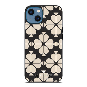 KATE SPADE JACQUARD CREAM iPhone 14 Case Cover