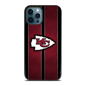 KANSAS CITY CHIEFS NFL METAL STRIPE iPhone 12 Pro Max Case Cover