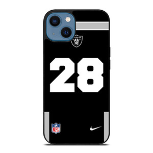 LAS VEGAS RAIDERS JOSH JACOBS 28 NFL NIKE iPhone 14 Case Cover LAS VEGAS RAIDERS JOSH JACOBS 28 NFL NIKE iPhone 14 Case Cover