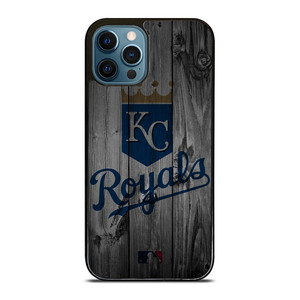 KANSAS CITY ROYALS BASEBALL MLB WOOD LOGO iPhone 12 Pro Max Case Cover