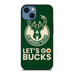 LETS GO MILWAUKEE BUCKS NBA BASKETBALL iPhone 14 Case Cover
