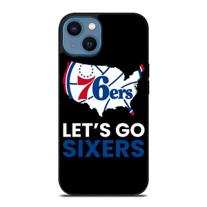 LETS GO PHILADELPHIA 76ERS NBA BASKETBALL 2 iPhone 14 Case Cover LETS GO PHILADELPHIA 76ERS NBA BASKETBALL 2 iPhone 14 Case Cover