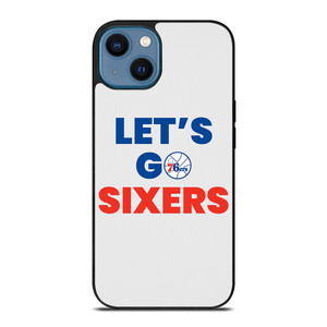 LETS GO PHILADELPHIA 76ERS NBA BASKETBALL iPhone 14 Case Cover LETS GO PHILADELPHIA 76ERS NBA BASKETBALL iPhone 14 Case Cover