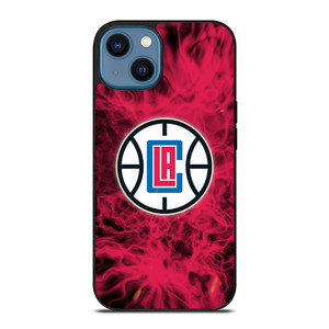 LOS ANGELES CLIPPERS BASKETBALL NBA FIRE iPhone 14 Case Cover LOS ANGELES CLIPPERS BASKETBALL NBA FIRE iPhone 14 Case Cover
