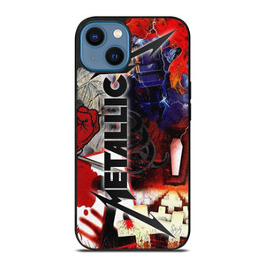 METALLICA ROCK BAND ALL ALBUM iPhone 14 Case Cover METALLICA ROCK BAND ALL ALBUM iPhone 14 Case Cover