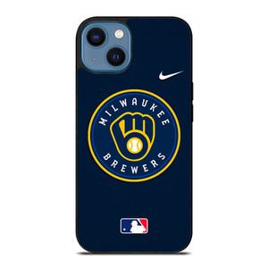 MILWAUKEE BREWERS MLB BASEBALL NIKE iPhone 14 Case Cover MILWAUKEE BREWERS MLB BASEBALL NIKE iPhone 14 Case Cover