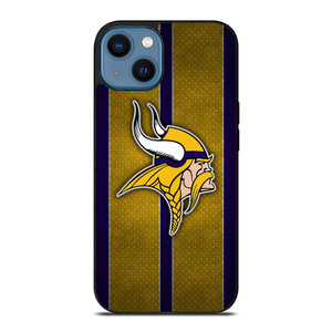 MINNESOTA VIKINGS NFL METAL STRIPE iPhone 14 Case Cover