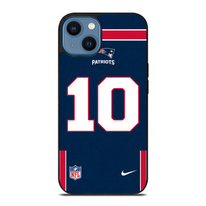 NEW ENGLAND PATROTS MAC JONES 10 NFL NIKE iPhone 14 Case Cover NEW ENGLAND PATROTS MAC JONES 10 NFL NIKE iPhone 14 Case Cover