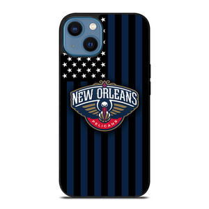 NEW ORLEANS NBA USA FLAG iPhone 14 Case Cover NEW ORLEANS NBA USA FLAG iPhone 14 Case Cover