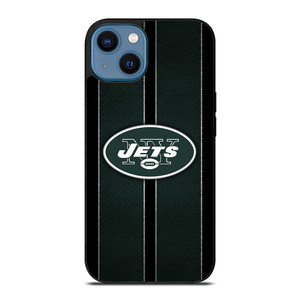 NEW YORK JETS NFL METAL STRIPE iPhone 14 Case Cover NEW YORK JETS NFL METAL STRIPE iPhone 14 Case Cover