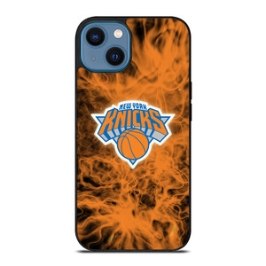 NEW YORK KNICKS BASKETBALL NBA FIRE iPhone 14 Case Cover NEW YORK KNICKS BASKETBALL NBA FIRE iPhone 14 Case Cover