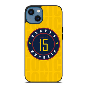 NIKOLA JOKIC DENVER NUGGETS LOGO iPhone 14 Case Cover