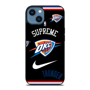 OKLAHOMA CITY THUNDER NBA X SUPREME NIKE iPhone 14 Case Cover OKLAHOMA CITY THUNDER NBA X SUPREME NIKE iPhone 14 Case Cover