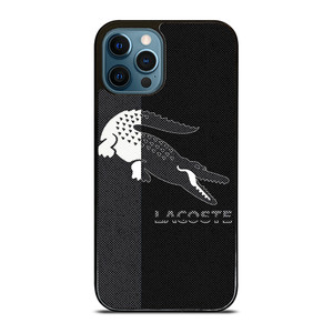 LACOSTE BLACK AND WHITE iPhone 12 Pro Max Case Cover LACOSTE BLACK AND WHITE iPhone 12 Pro Max Case Cover