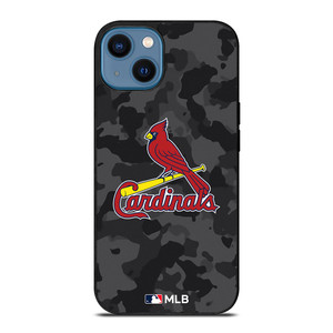SAINT LOUIS CARDINALS BASEBALL BLACK CAMO iPhone 14 Case Cover