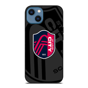 SAINT LOUIS CITY MLS BLACK iPhone 14 Case Cover SAINT LOUIS CITY MLS BLACK iPhone 14 Case Cover