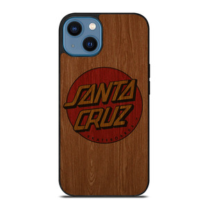 SANTA CRUZ SKATEBOARD WOODEN LOGO iPhone 14 Case Cover SANTA CRUZ SKATEBOARD WOODEN LOGO iPhone 14 Case Cover