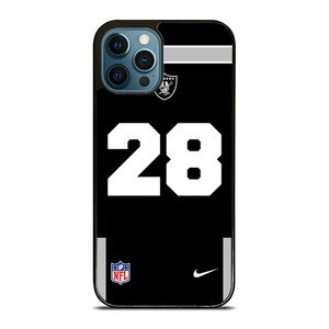 LAS VEGAS RAIDERS JOSH JACOBS 28 NFL NIKE iPhone 12 Pro Max Case Cover