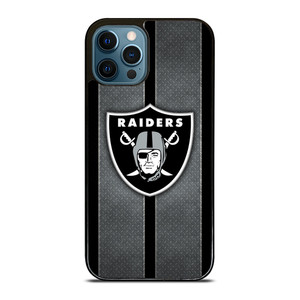 LAS VEGAS RAIDERS NFL METAL STRIPE iPhone 12 Pro Max Case Cover