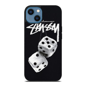 STUSSY FUZZY DICE iPhone 14 Case Cover STUSSY FUZZY DICE iPhone 14 Case Cover