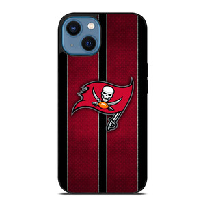 TAMPA BAY BUCCANEERS NFL METAL STRIPE iPhone 14 Case Cover