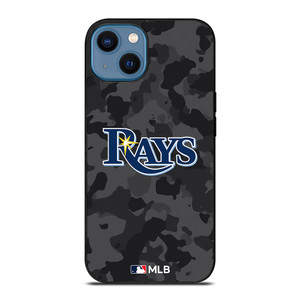 TAMPA BAY RAYS BASEBALL BLACK CAMO iPhone 14 Case Cover TAMPA BAY RAYS BASEBALL BLACK CAMO iPhone 14 Case Cover