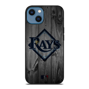 TAMPA BAY RAYS BASEBALL MLB WOOD LOGO iPhone 14 Case Cover TAMPA BAY RAYS BASEBALL MLB WOOD LOGO iPhone 14 Case Cover