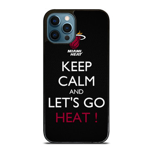 LETS GO MIAMI HEAT NBA BASKETBALL 2 iPhone 12 Pro Max Case Cover