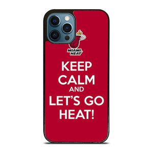 LETS GO MIAMI HEAT NBA BASKETBALL 3 iPhone 12 Pro Max Case Cover