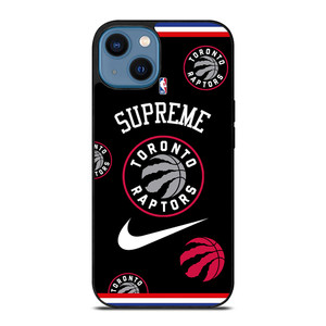 TORONTO RAPTORS NBA X SUPREME NIKE iPhone 14 Case Cover TORONTO RAPTORS NBA X SUPREME NIKE iPhone 14 Case Cover