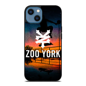 ZOO YORK SKATEBOARD SUNSET SKY iPhone 14 Case Cover