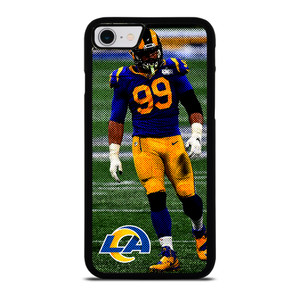AARON DONALD 99 LOS ANGELES RAMS NFL FOOTBALL 2 iPhone SE 2022 Case Cover