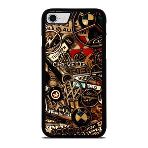 ALL CARS METAL LOGO iPhone SE 2022 Case Cover ALL CARS METAL LOGO iPhone SE 2022 Case Cover