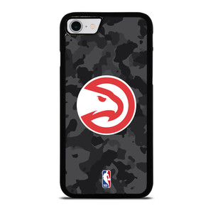 ATLANTA HAWKS BLACK CAMO iPhone SE 2022 Case Cover