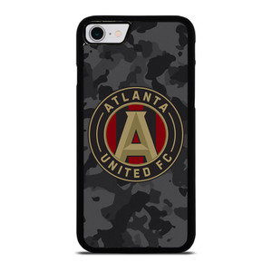 ATLANTA UNITED FC MLS BLACK CAMO iPhone SE 2022 Case Cover ATLANTA UNITED FC MLS BLACK CAMO iPhone SE 2022 Case Cover