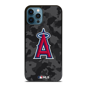 LOS ANGELES ANGELS BASEBALL BLACK CAMO iPhone 12 Pro Max Case Cover