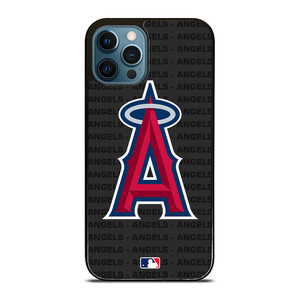 LOS ANGELES ANGELS BASEBALL BLACK iPhone 12 Pro Max Case Cover