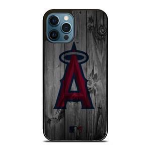 LOS ANGELES ANGELS BASEBALL MLB WOOD LOGO iPhone 12 Pro Max Case Cover