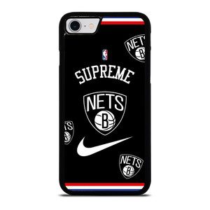 BROOKLYN NETS NBA X SUPREME NIKE iPhone SE 2022 Case Cover BROOKLYN NETS NBA X SUPREME NIKE iPhone SE 2022 Case Cover