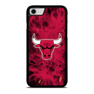 CHICAGO BULLS BASKETBALL NBA FIRE iPhone SE 2022 Case Cover