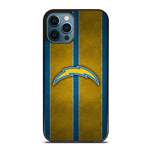 LOS ANGELES CHARGERS NFL METAL STRIPE iPhone 12 Pro Max Case Cover