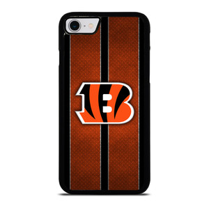 CINCINNATI BENGALS NFL METAL STRIPE iPhone SE 2022 Case Cover CINCINNATI BENGALS NFL METAL STRIPE iPhone SE 2022 Case Cover