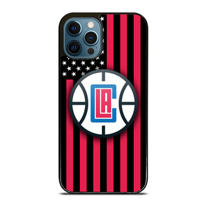 LOS ANGELES CLIPPERS NBA USA FLAG iPhone 12 Pro Max Case Cover LOS ANGELES CLIPPERS NBA USA FLAG iPhone 12 Pro Max Case Cover