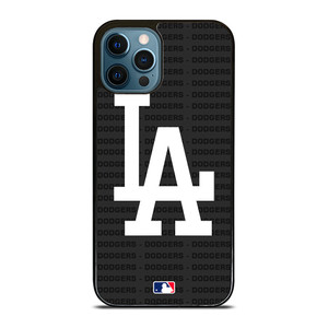 LOS ANGELES DODGERS BASEBALL BLACK iPhone 12 Pro Max Case Cover
