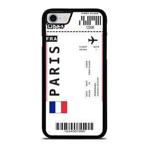 FLIGHT TICKETS FRANCE PARIS iPhone SE 2022 Case Cover FLIGHT TICKETS FRANCE PARIS iPhone SE 2022 Case Cover