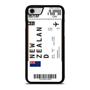 FLIGHT TICKETS NEW ZEALAND iPhone SE 2022 Case Cover FLIGHT TICKETS NEW ZEALAND iPhone SE 2022 Case Cover