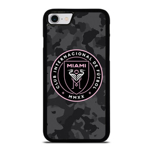 INTER MIAMI CF MLS BLACK CAMO iPhone SE 2022 Case Cover INTER MIAMI CF MLS BLACK CAMO iPhone SE 2022 Case Cover