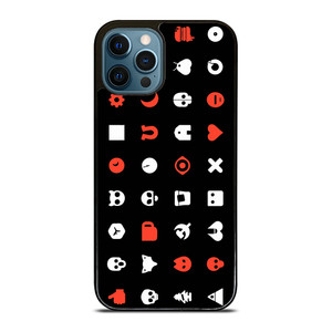 LOVE DEATH AND ROBOTS PATTERN iPhone 12 Pro Max Case Cover