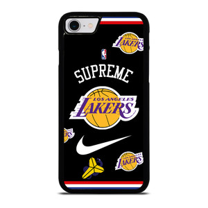 LA LAKERS NBA X SUPREME NIKE iPhone SE 2022 Case Cover LA LAKERS NBA X SUPREME NIKE iPhone SE 2022 Case Cover